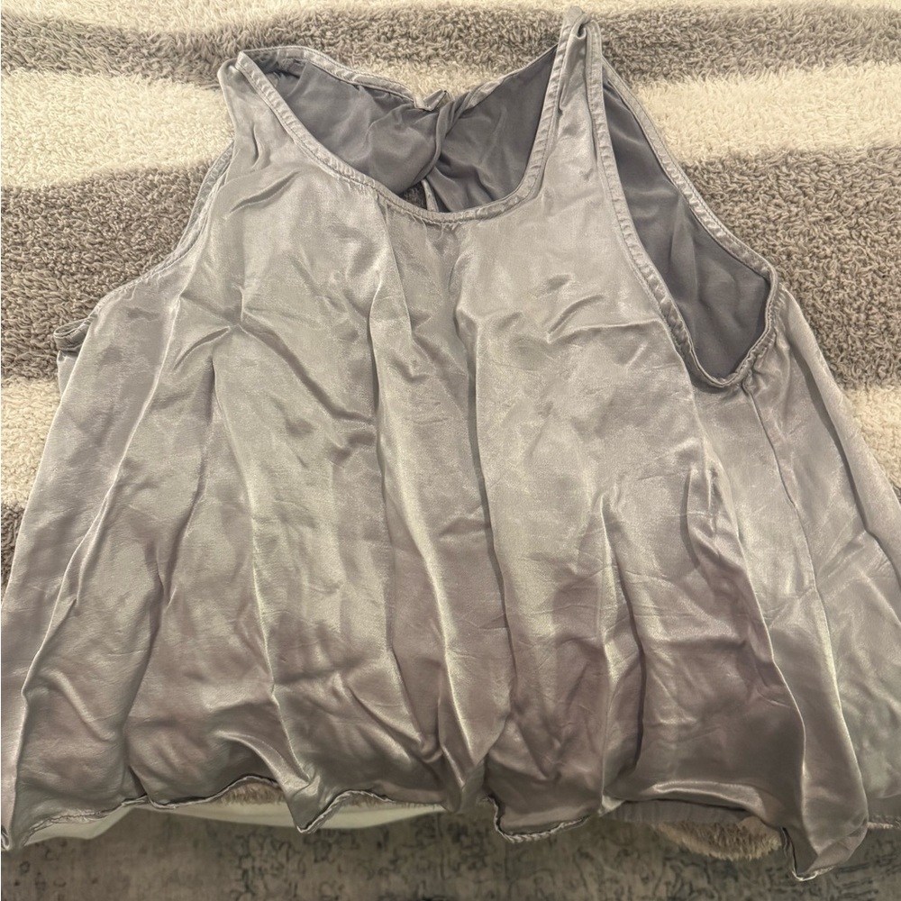Elegant Gray Women's Top